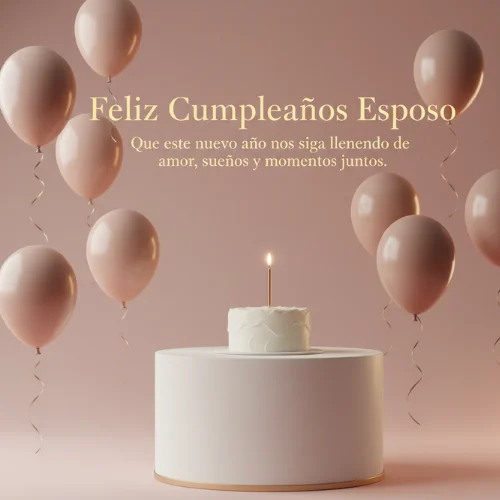 Feliz Cumpleaños Esposo Amor de Mi Vida
