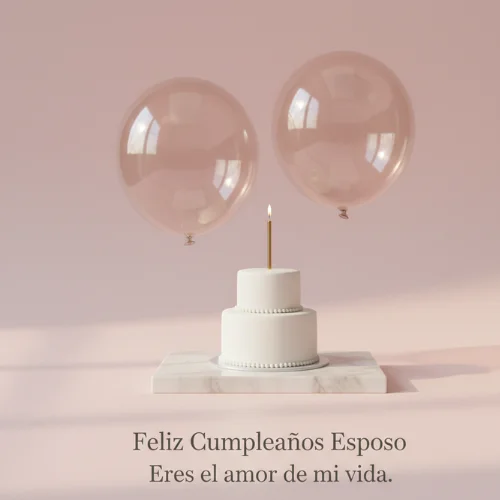 Feliz Cumpleaños Esposo Amor de Mi Vida