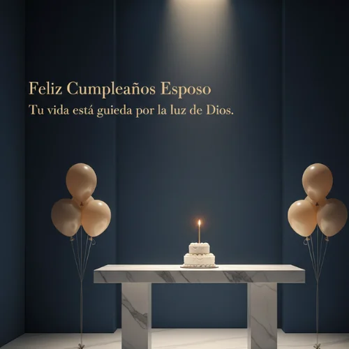 Feliz Cumpleaños Esposo Dios Te Bendiga