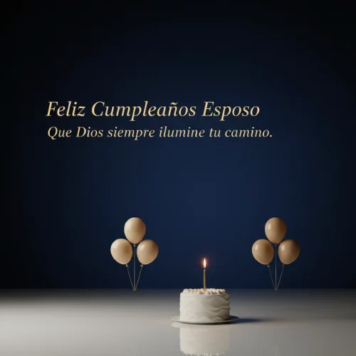 Feliz Cumpleaños Esposo Dios Te Bendiga