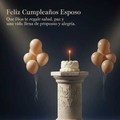 Feliz Cumpleaños Esposo Dios Te Bendiga