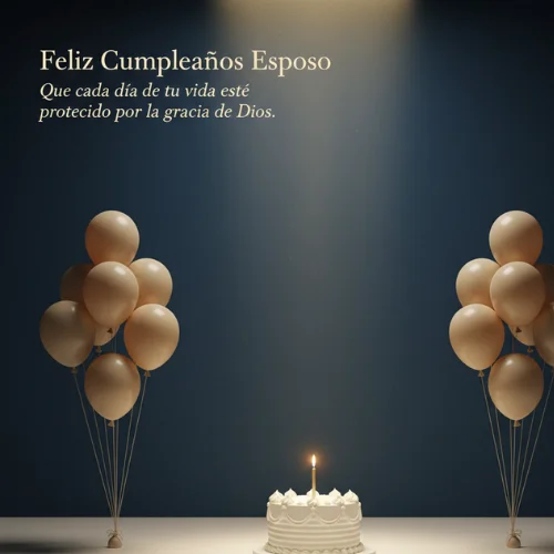 Feliz Cumpleaños Esposo Dios Te Bendiga