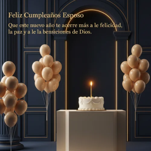 Feliz Cumpleaños Esposo Dios Te Bendiga
