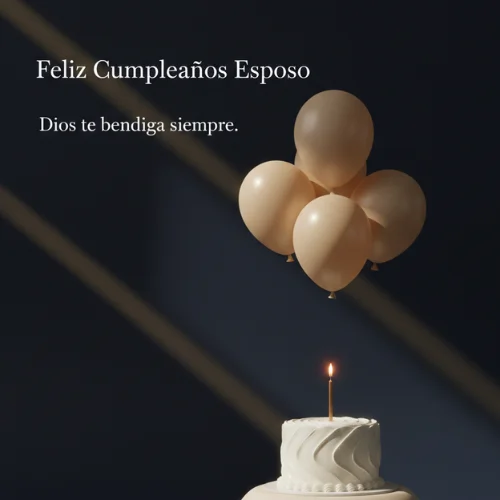 Feliz Cumpleaños Esposo Dios Te Bendiga