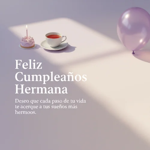 Feliz Cumpleaños Hermana