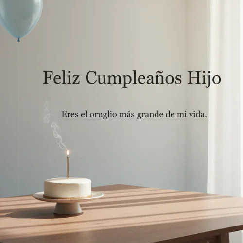 Feliz Cumpleaños Hijo