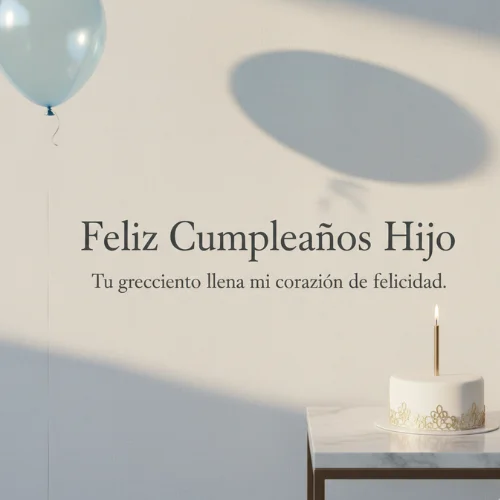 Feliz Cumpleaños Hijo