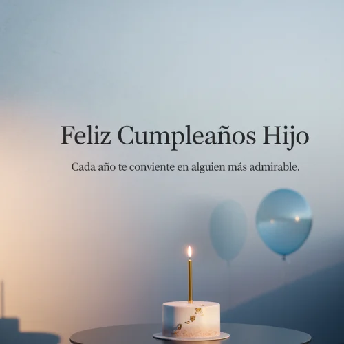 Feliz Cumpleaños Hijo