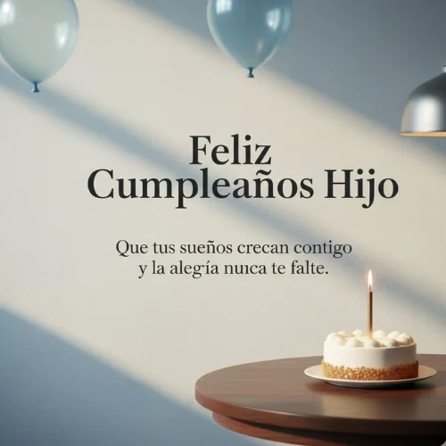 Feliz Cumpleaños Hijo