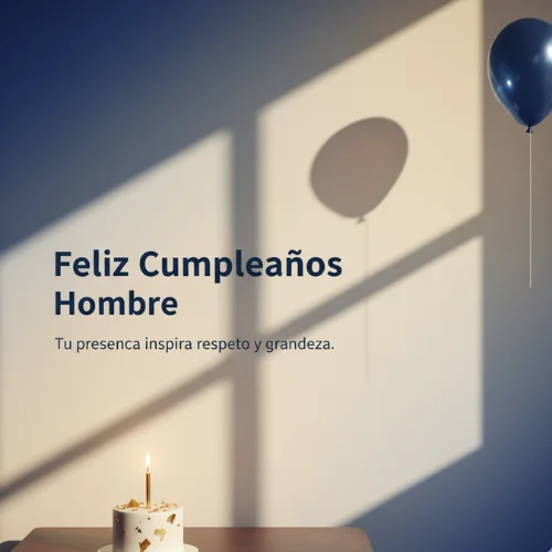 Feliz Cumpleaños Hombre