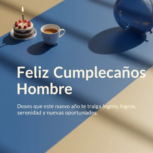 Feliz Cumpleaños Hombre
