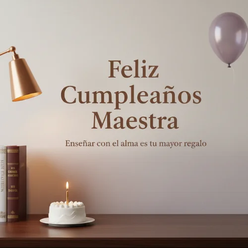 Feliz Cumpleaños Maestra