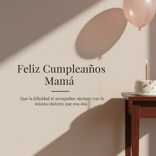 Feliz Cumpleaños Mama