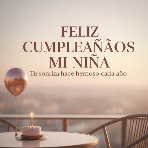 Feliz Cumpleaños Mi Niña