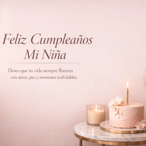Feliz Cumpleaños Mi Niña