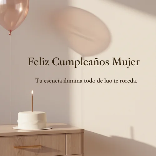 Feliz Cumpleaños Mujer