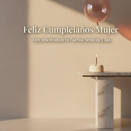 Feliz Cumpleaños Mujer