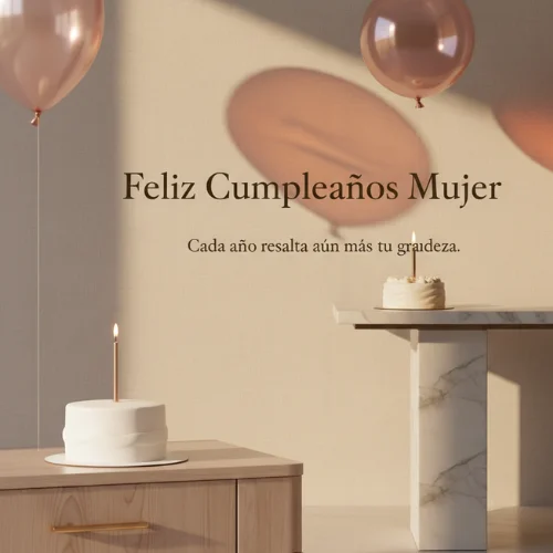 Feliz Cumpleaños Mujer