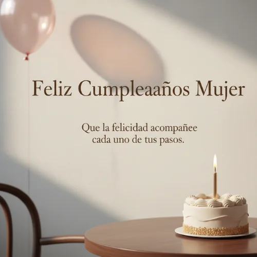 Feliz Cumpleaños Mujer