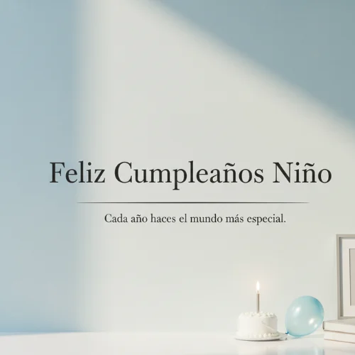 Feliz Cumpleaños Niño
