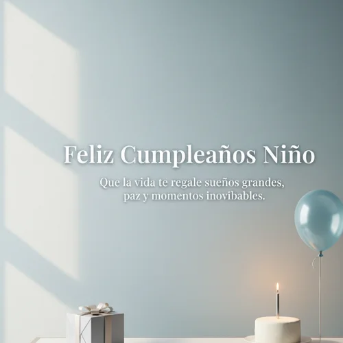 Feliz Cumpleaños Niño