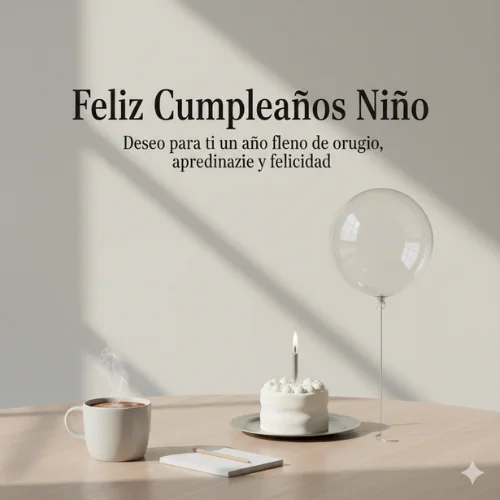 Feliz Cumpleaños Niño
