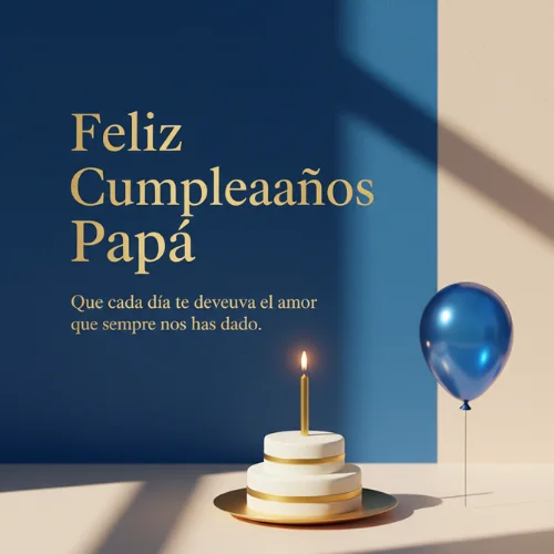 Feliz Cumpleaños Papá