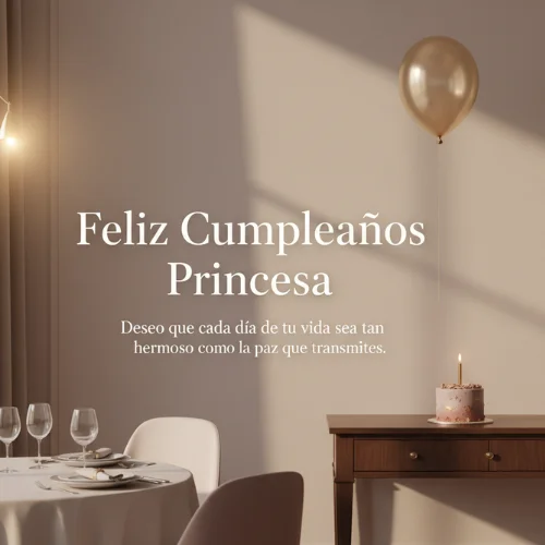 Feliz Cumpleaños Princesa
