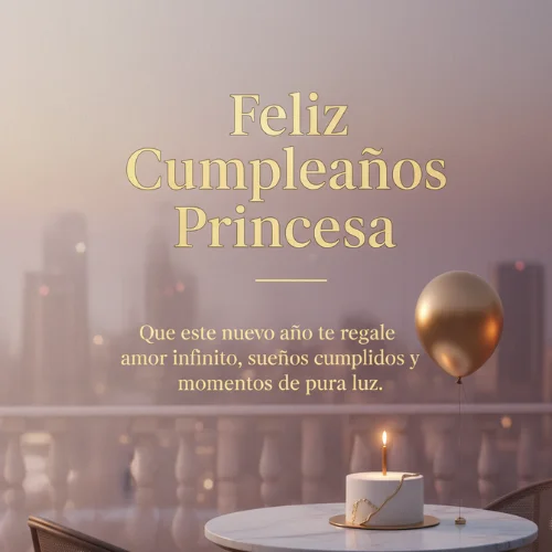 Feliz Cumpleaños Princesa