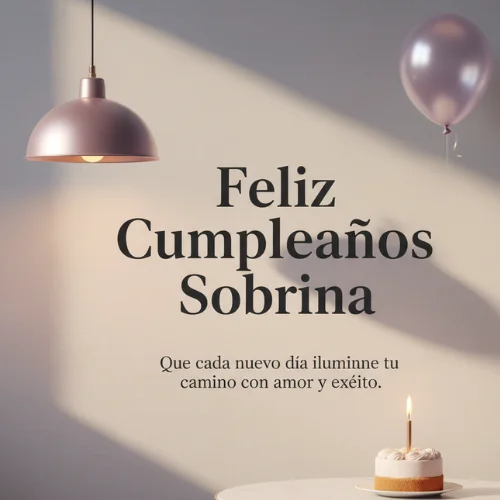 Feliz Cumpleaños Sobrina
