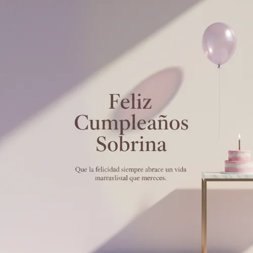 Feliz Cumpleaños Sobrina