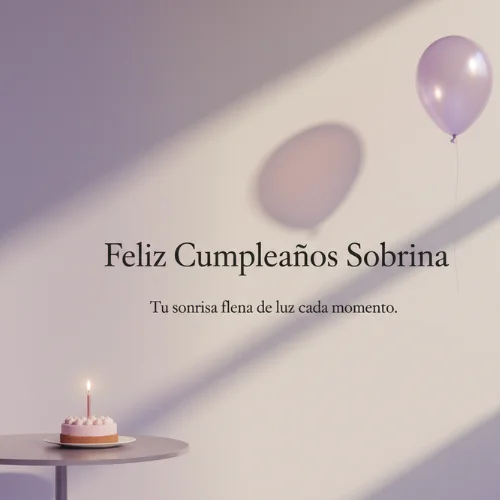 Feliz Cumpleaños Sobrina