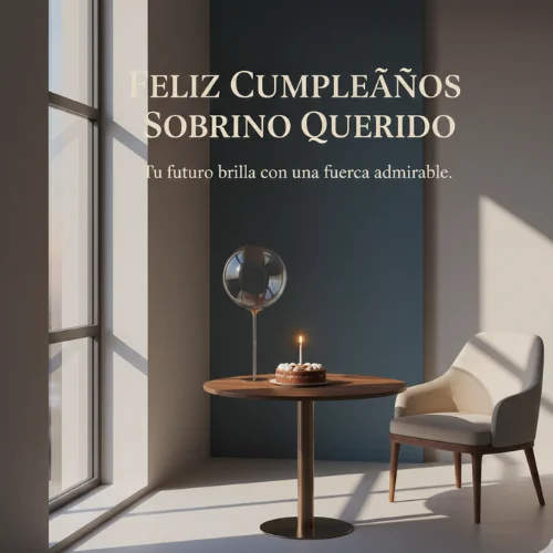 Feliz Cumpleaños Sobrino Querido