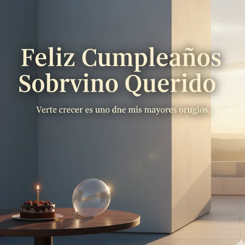 Feliz Cumpleaños Sobrino Querido