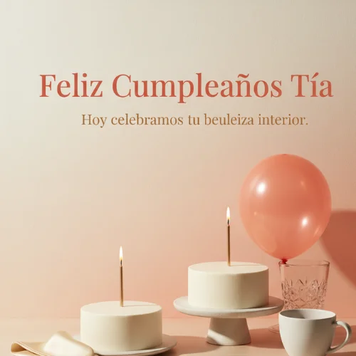 Feliz Cumpleaños Tia