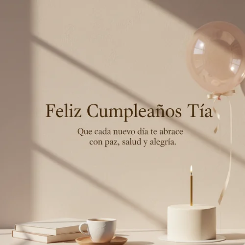 Feliz Cumpleaños Tia