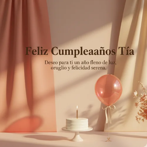 Feliz Cumpleaños Tia