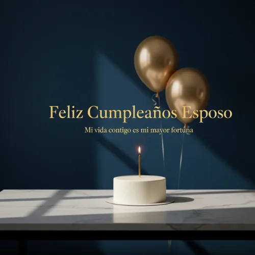Feliz Cumpleaños a Mi Esposo