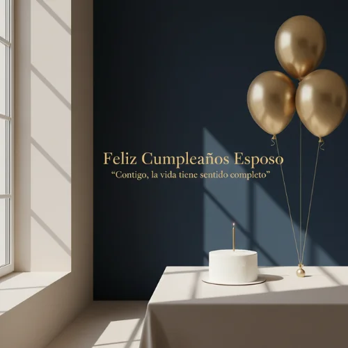 Feliz Cumpleaños a Mi Esposo