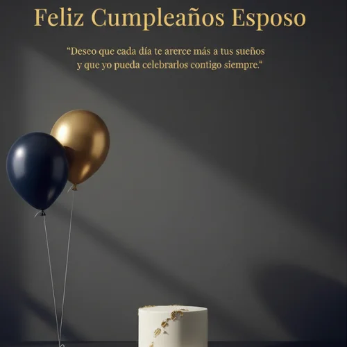 Feliz Cumpleaños a Mi Esposo