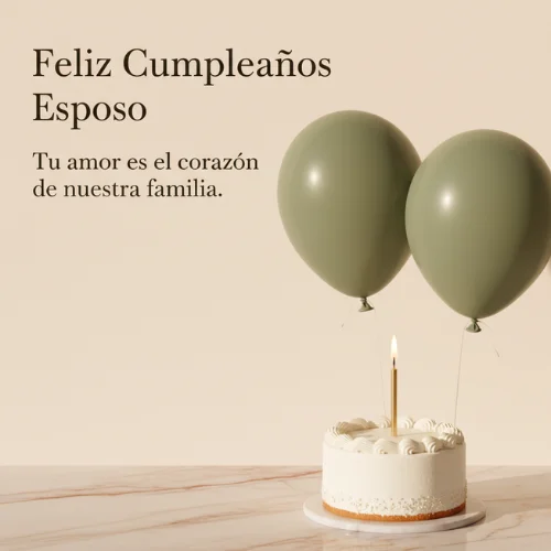 Feliz Cumpleaños a Mi Esposo y Padre de Mis Hijos