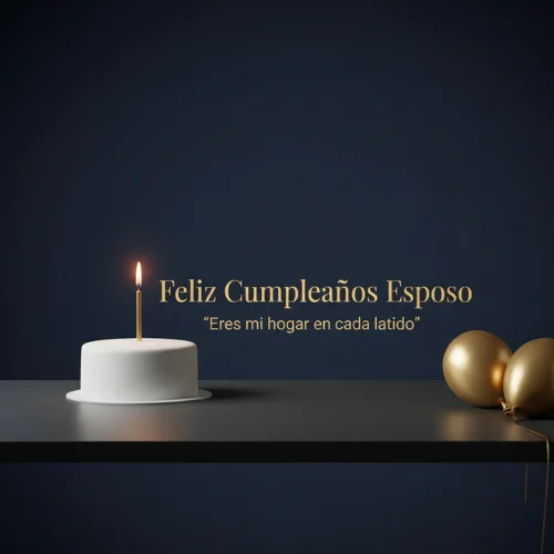 Feliz Cumpleaños a Mi Esposo