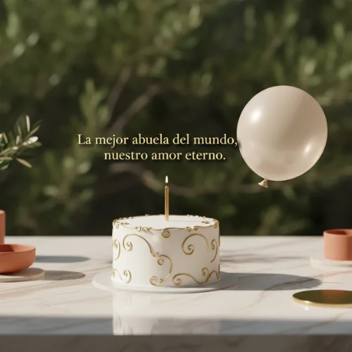 Feliz Cumpleaños a la Mejor Abuela del Mundo