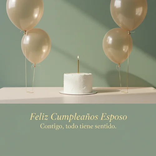 Palabras de Feliz Cumpleaños para Mi Esposo