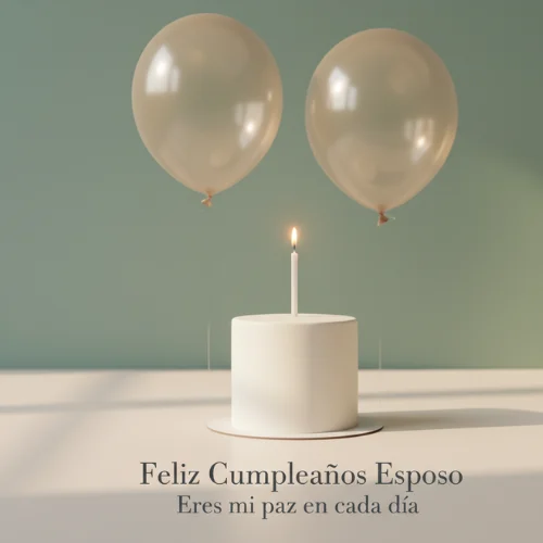 Palabras de Feliz Cumpleaños para Mi Esposo
