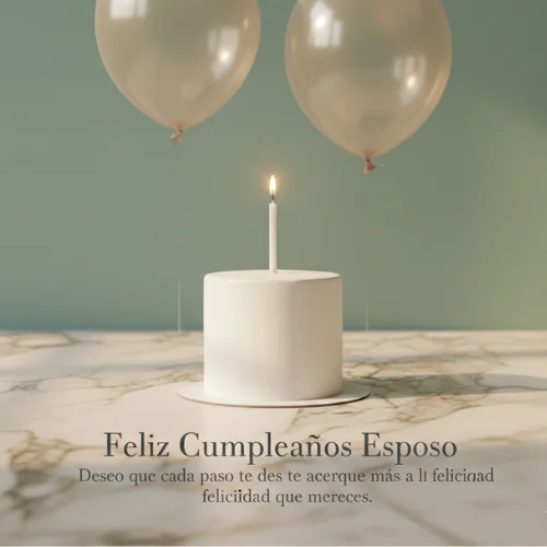 Palabras de Feliz Cumpleaños para Mi Esposo