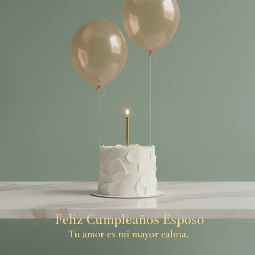 Palabras de Feliz Cumpleaños para Mi Esposo