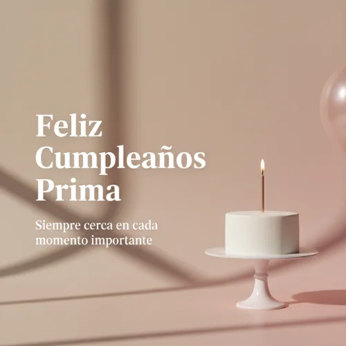 feliz cumpleaños a mi prima