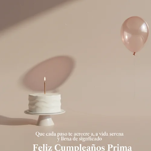 feliz cumpleaños a mi prima