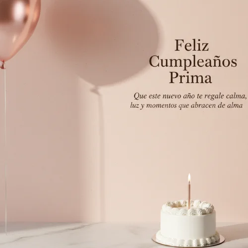 feliz cumpleaños a mi prima